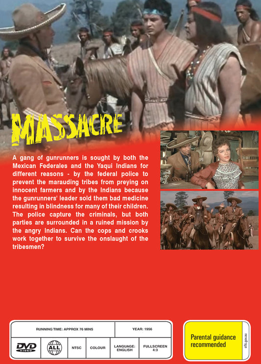 Buy Online Massacre (1956) - DVD - Dane Clark, James Craig | Best Shop for Old classic and hard to find movies on DVD - Timeless Classic DVD