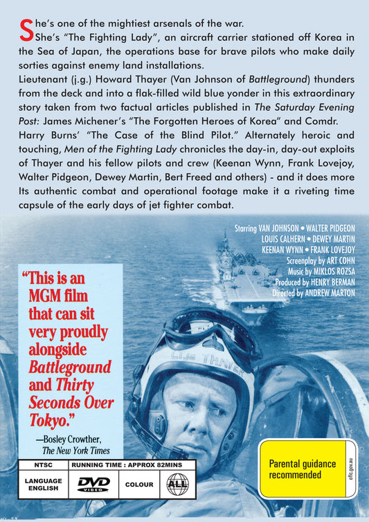 Buy Online Men of the Fighting Lady (1954) - Van Johnson, Walter Pidgeon | Best Shop for Old classic and hard to find movies on DVD - Timeless Classic DVD