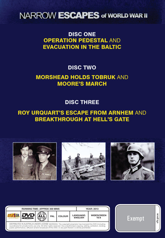 Buy Online Narrow Escapes of WWII  - DVD | Best Shop for Old classic and hard to find movies on DVD - Timeless Classic DVD