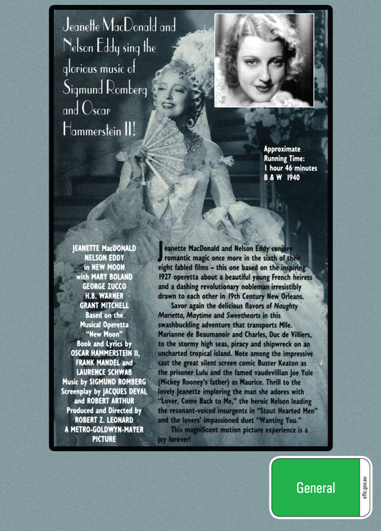 Buy Online New Moon (1940) - DVD - Jeanette MacDonald, Nelson Eddy | Best Shop for Old classic and hard to find movies on DVD - Timeless Classic DVD