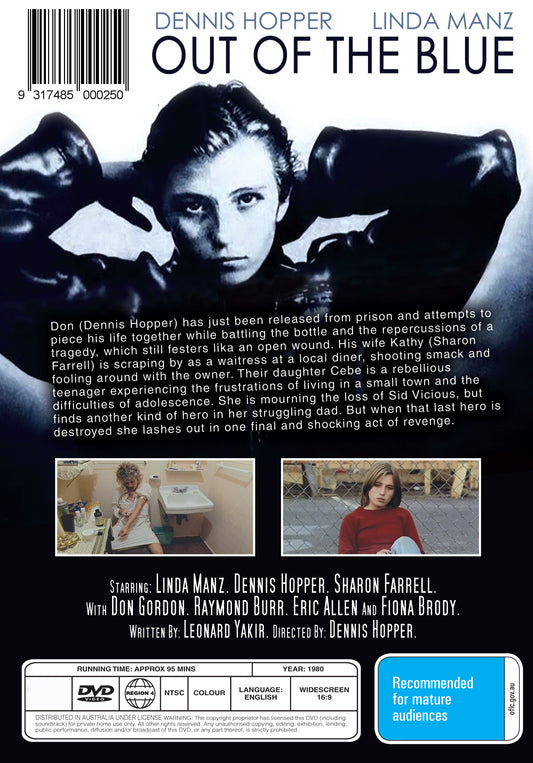 Buy Online Out of the Blue (1980) - DVD - Linda Manz, Dennis Hopper | Best Shop for Old classic and hard to find movies on DVD - Timeless Classic DVD