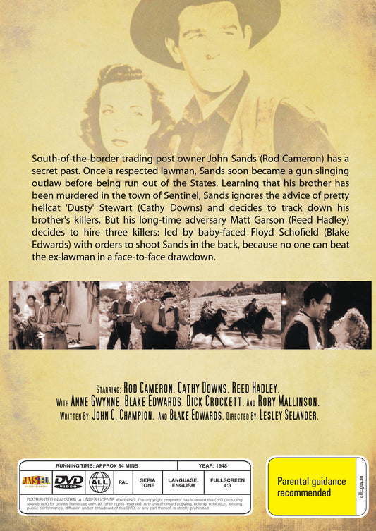 Buy Online Panhandle (1948) - DVD - Rod Cameron, Cathy Downs | Best Shop for Old classic and hard to find movies on DVD - Timeless Classic DVD