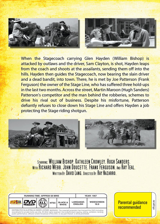 Buy Online The Phantom Stagecoach (1957)- DVD - William Bishop, Kathleen Crowley | Best Shop for Old classic and hard to find movies on DVD - Timeless Classic DVD