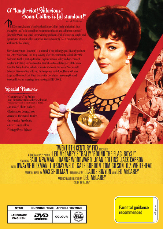 Buy Online Rally 'Round the Flag, Boys! (1958) - DVD - Paul Newman, Joanne Woodward | Best Shop for Old classic and hard to find movies on DVD - Timeless Classic DVD