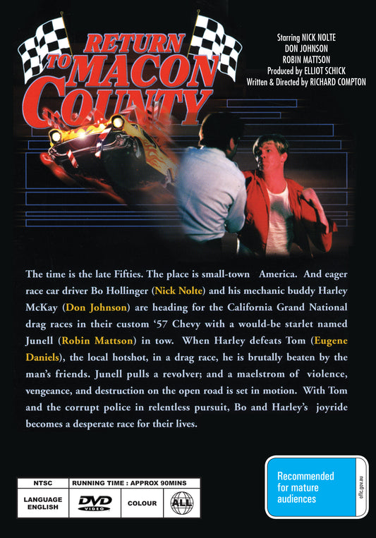 Buy Online Return to Macon County (1975) - DVD - Nick Nolte, Don Johnson | Best Shop for Old classic and hard to find movies on DVD - Timeless Classic DVD