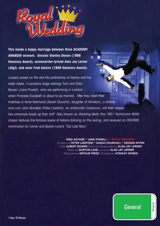 Buy Online Royal Wedding (1951) - DVD - Fred Astaire, Jane Powell, Peter Lawford | Best Shop for Old classic and hard to find movies on DVD - Timeless Classic DVD