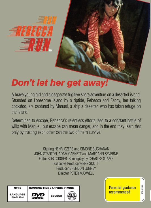 Buy Online Run Rebecca, Run! - DVD - Simone Buchanan, Henri Szeps | Best Shop for Old classic and hard to find movies on DVD - Timeless Classic DVD