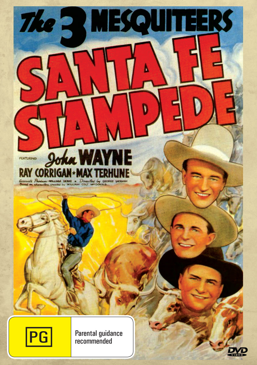 Santa Fe Stampede (1938) DVD John Wayne, Ray Corrigan