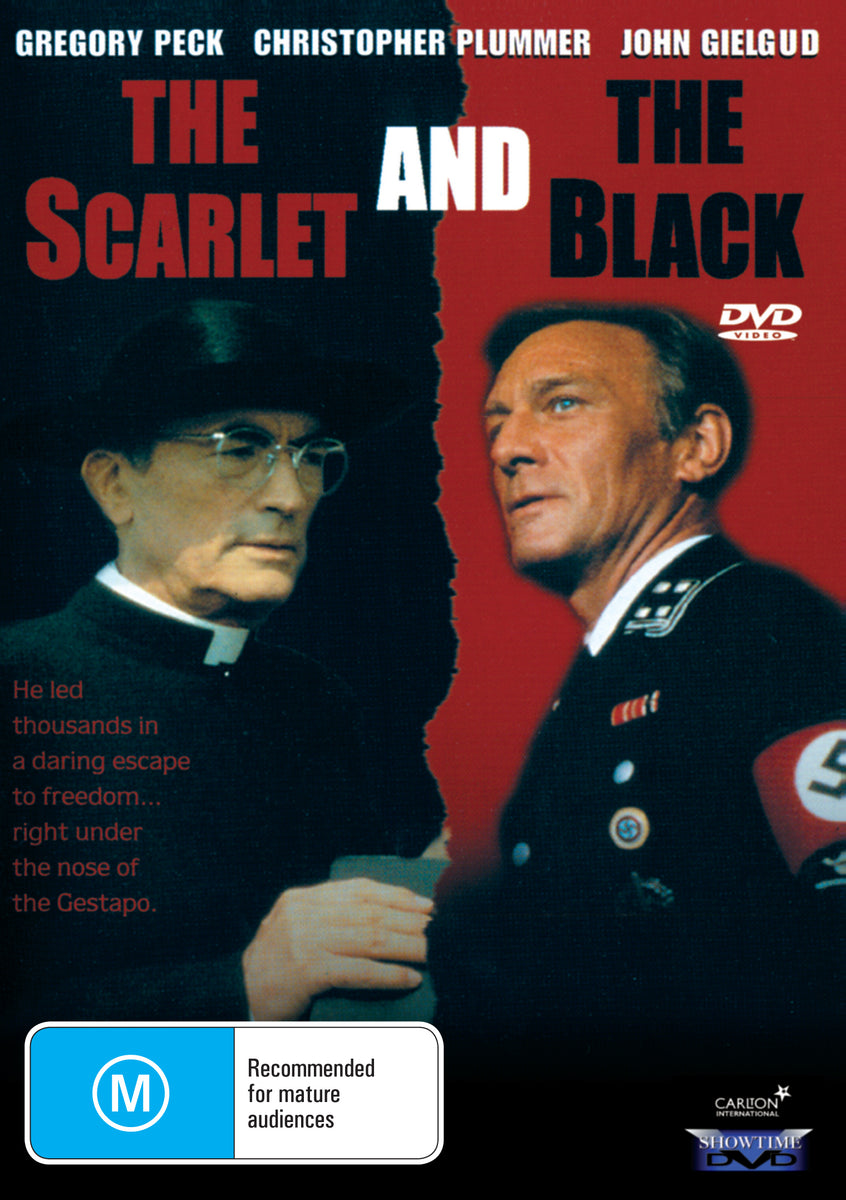 The Scarlet and the Black (1983) - DVD - Gregory Peck, Christopher Plu
