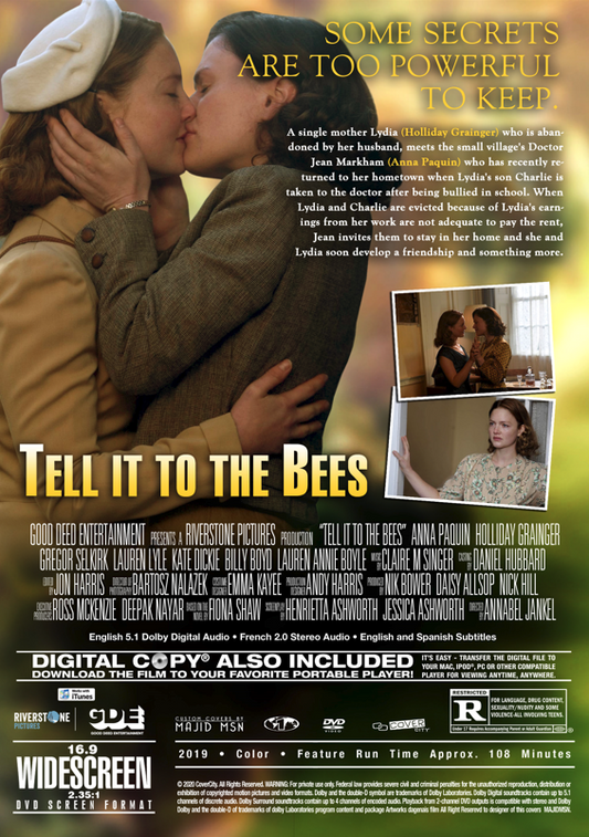 Screenshot from the movie "Tell It to the Bees" DVD, showing a scene with characters in a rural setting.
