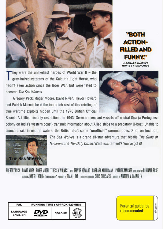 Buy Online The Sea Wolves (1980) - DVD - Gregory Peck, Roger Moore, David Niven | Best Shop for Old classic and hard to find movies on DVD - Timeless Classic DVD