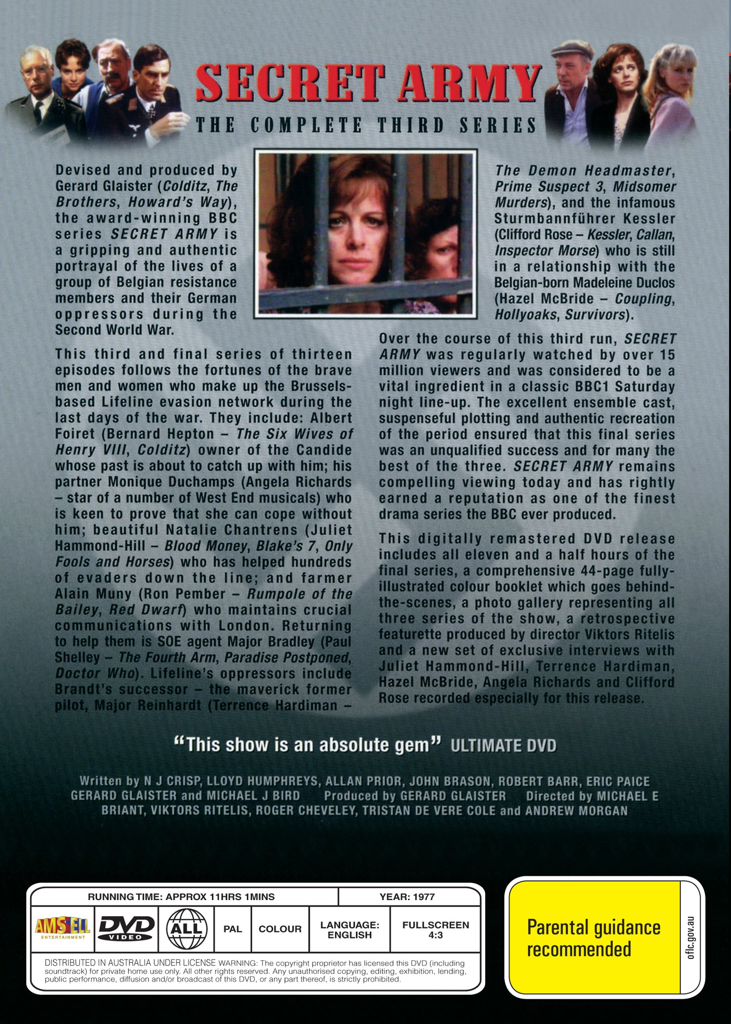 Buy Online Secret Army (1979) Third Series - DVD - Bernard Hepton, Angela Richards | Best Shop for Old classic and hard to find movies on DVD - Timeless Classic DVD