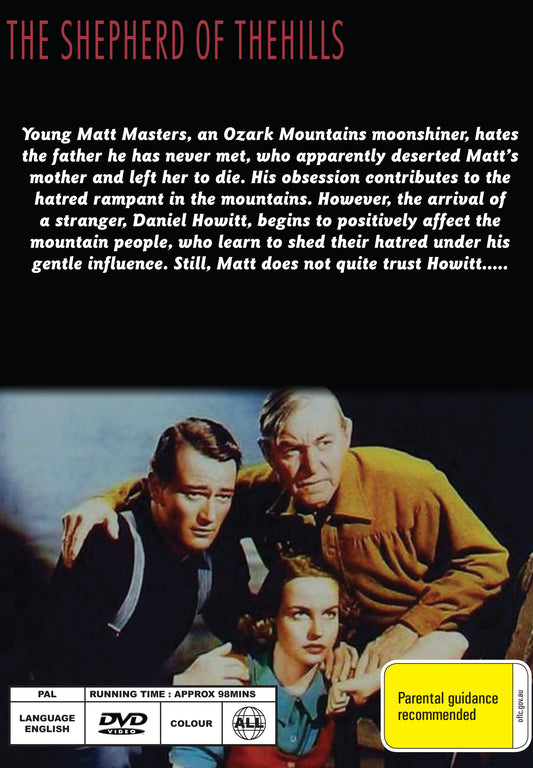 Buy Online The Shepherd of the Hills (1941) - DVD - John Wayne, Betty Field | Best Shop for Old classic and hard to find movies on DVD - Timeless Classic DVD