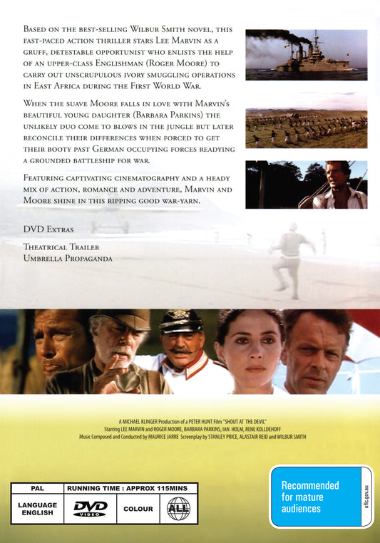 Buy Online Shout at the Devil (1976) - DVD - Lee Marvin, Roger Moore | Best Shop for Old classic and hard to find movies on DVD - Timeless Classic DVD