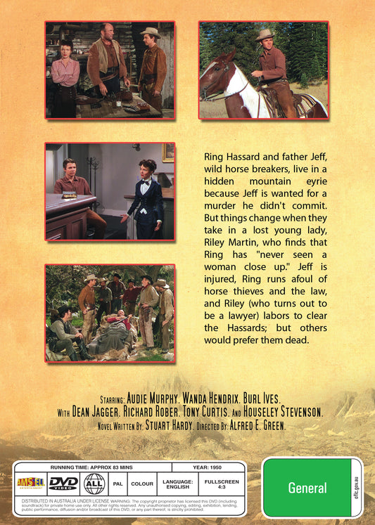 Buy Online Sierra (1950) - DVD - Audie Murphy, Wanda Hendrix | Best Shop for Old classic and hard to find movies on DVD - Timeless Classic DVD