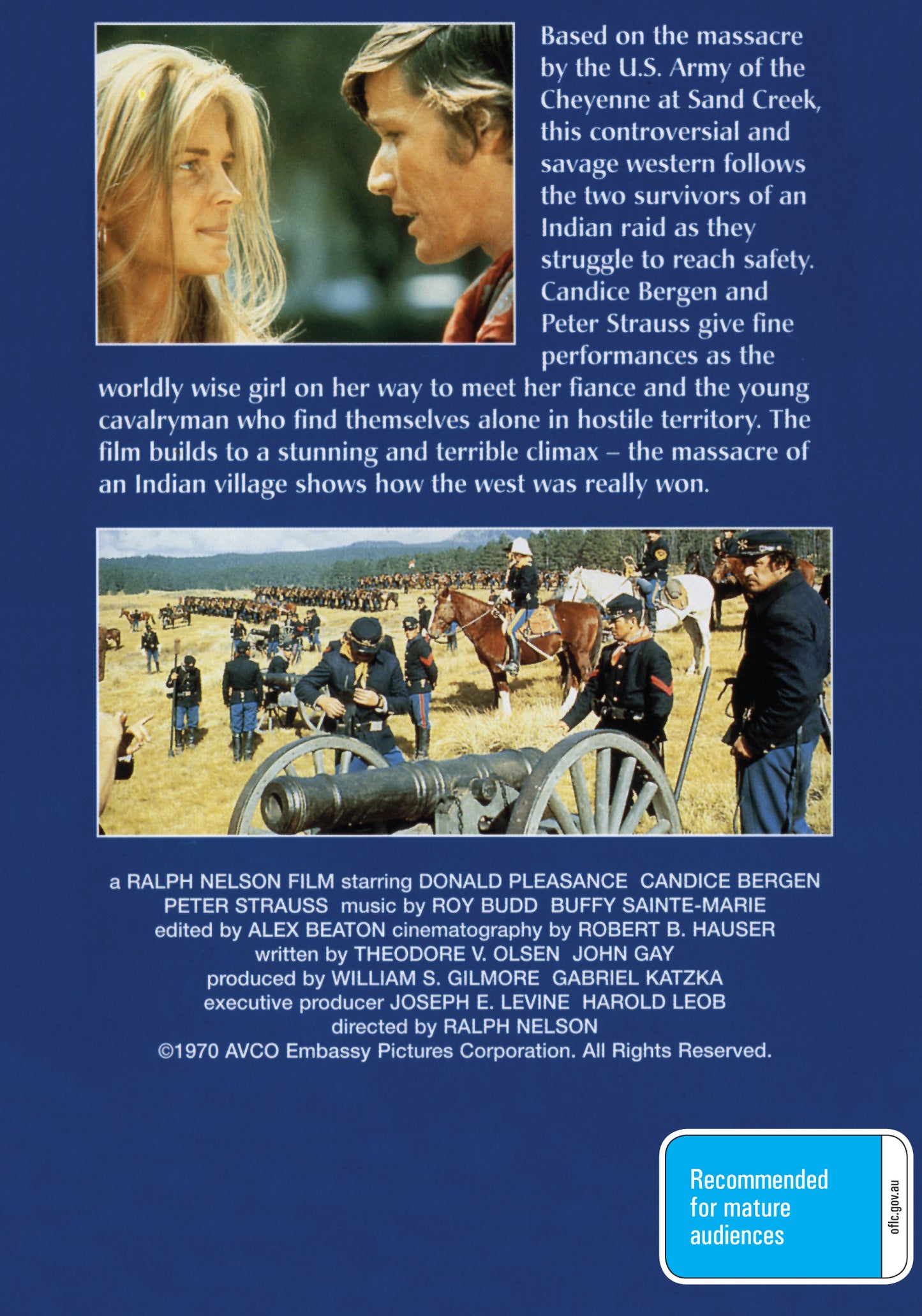 Buy Online Soldier Blue (1970) - DVD - Candice Bergen, Peter Strauss | Best Shop for Old classic and hard to find movies on DVD - Timeless Classic DVD