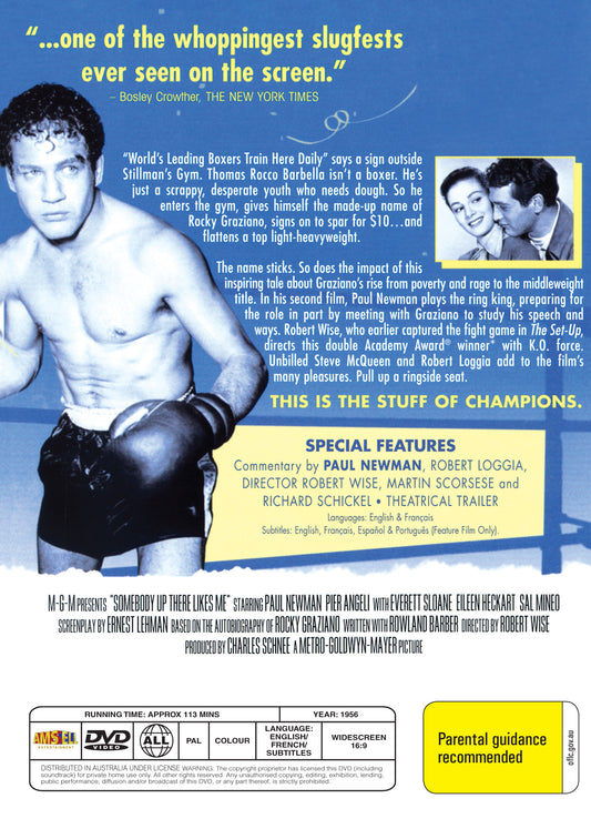 Buy Online Somebody Up There Likes Me (1956) - DVD - Paul Newman, Pier Angeli | Best Shop for Old classic and hard to find movies on DVD - Timeless Classic DVD