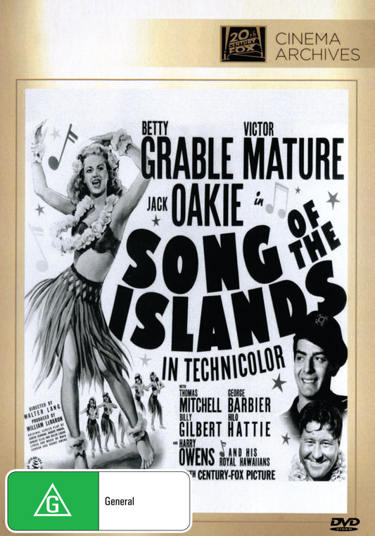 Buy Online Song of the Islands (1942) - DVD -  Betty Grable, Victor Mature | Best Shop for Old classic and hard to find movies on DVD - Timeless Classic DVD