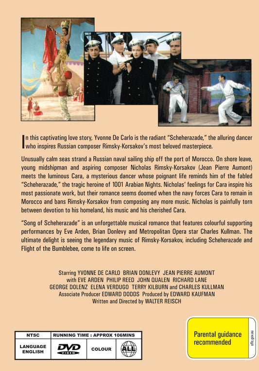 Buy Online Song of Scheherazade (1947) - DVD | Best Shop for Old classic and hard to find movies on DVD - Timeless Classic DVD