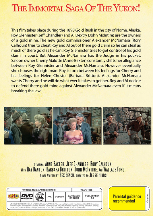 Buy Online The Spoilers (1955) - DVD - Anne Baxter, Jeff Chandler | Best Shop for Old classic and hard to find movies on DVD - Timeless Classic DVD