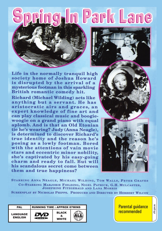 Buy Online Spring in Park Lane (1948) - DVD - Anna Neagle, Michael Wilding | Best Shop for Old classic and hard to find movies on DVD - Timeless Classic DVD