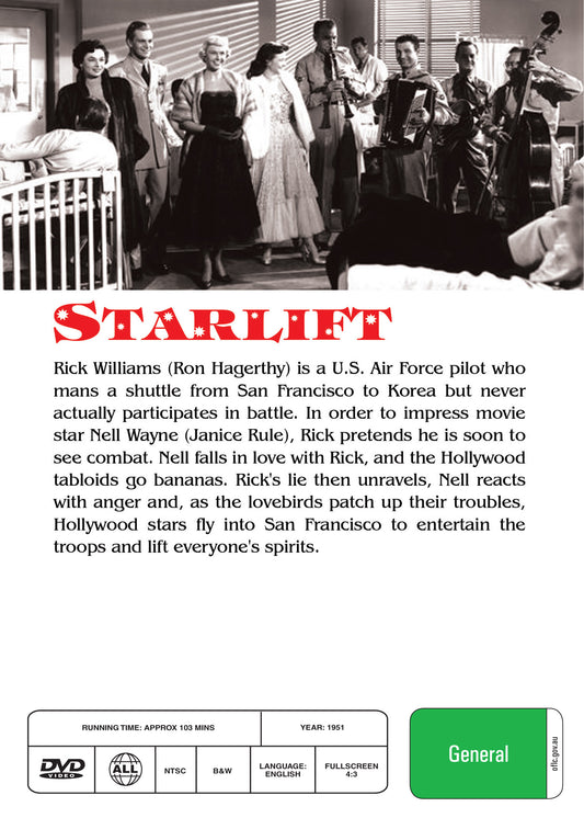 Buy Online Starlift (1951) - DVD - Doris Day, Virginia Mayo | Best Shop for Old classic and hard to find movies on DVD - Timeless Classic DVD