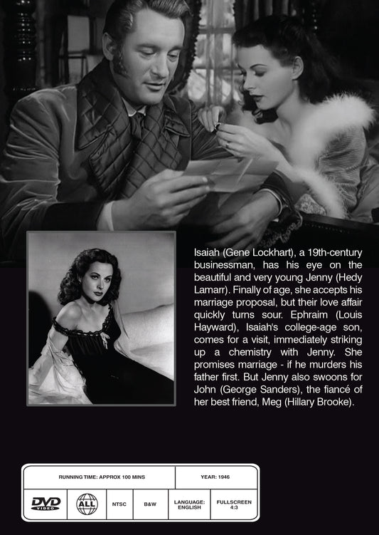 Buy Online The Strange Woman (1946) - DVD - Hedy Lamarr, George Sanders | Best Shop for Old classic and hard to find movies on DVD - Timeless Classic DVD