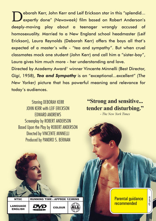 Buy Online Tea and Sympathy (1956) - DVD -  Deborah Kerr, John Kerr | Best Shop for Old classic and hard to find movies on DVD - Timeless Classic DVD