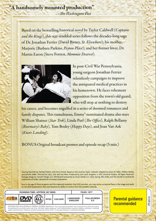 Buy Online Testimony of Two Men (1977)  - DVD - David Birney, Barbara Parkins | Best Shop for Old classic and hard to find movies on DVD - Timeless Classic DVD