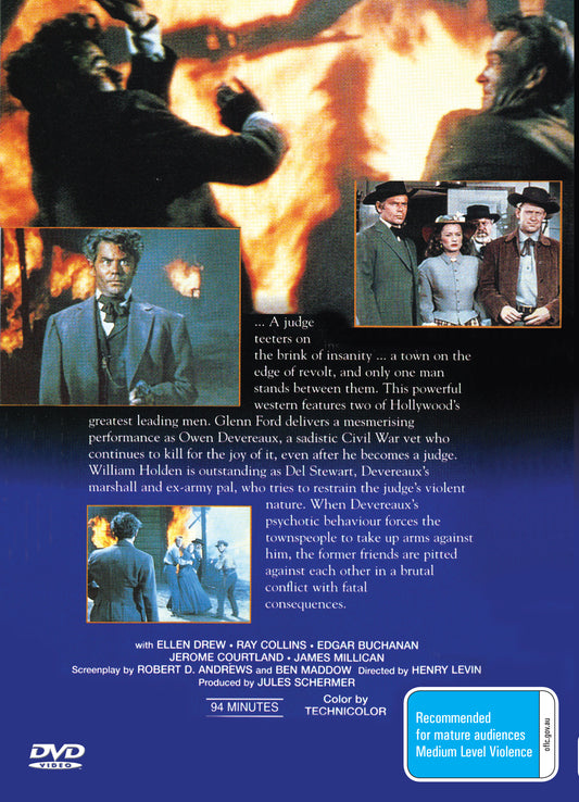 Buy Online The Man from Colorado (1948) - DVD - Glenn Ford, William Holden | Best Shop for Old classic and hard to find movies on DVD - Timeless Classic DVD