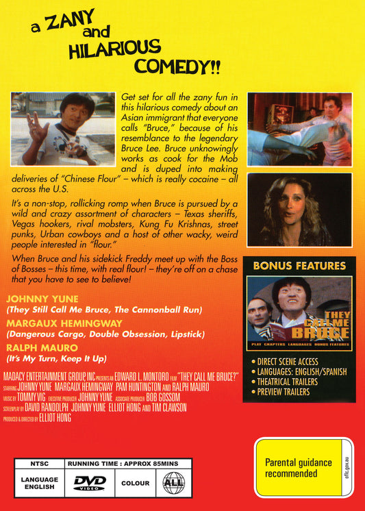 Buy Online They Call Me Bruce (1982) - DVD - Johnny Yune, Margaux Hemingway | Best Shop for Old classic and hard to find movies on DVD - Timeless Classic DVD