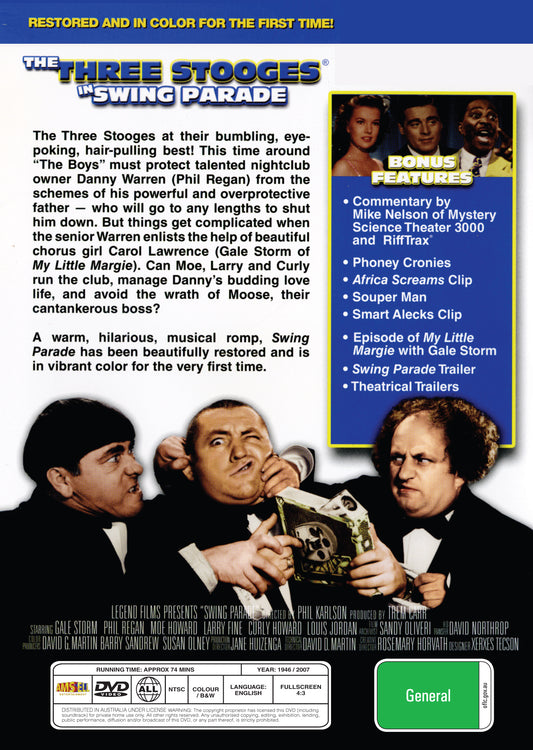 Buy Online Swing Parade(1946) - DVD - Gale Storm, Phil Regan & Three Stooges | Best Shop for Old classic and hard to find movies on DVD - Timeless Classic DVD