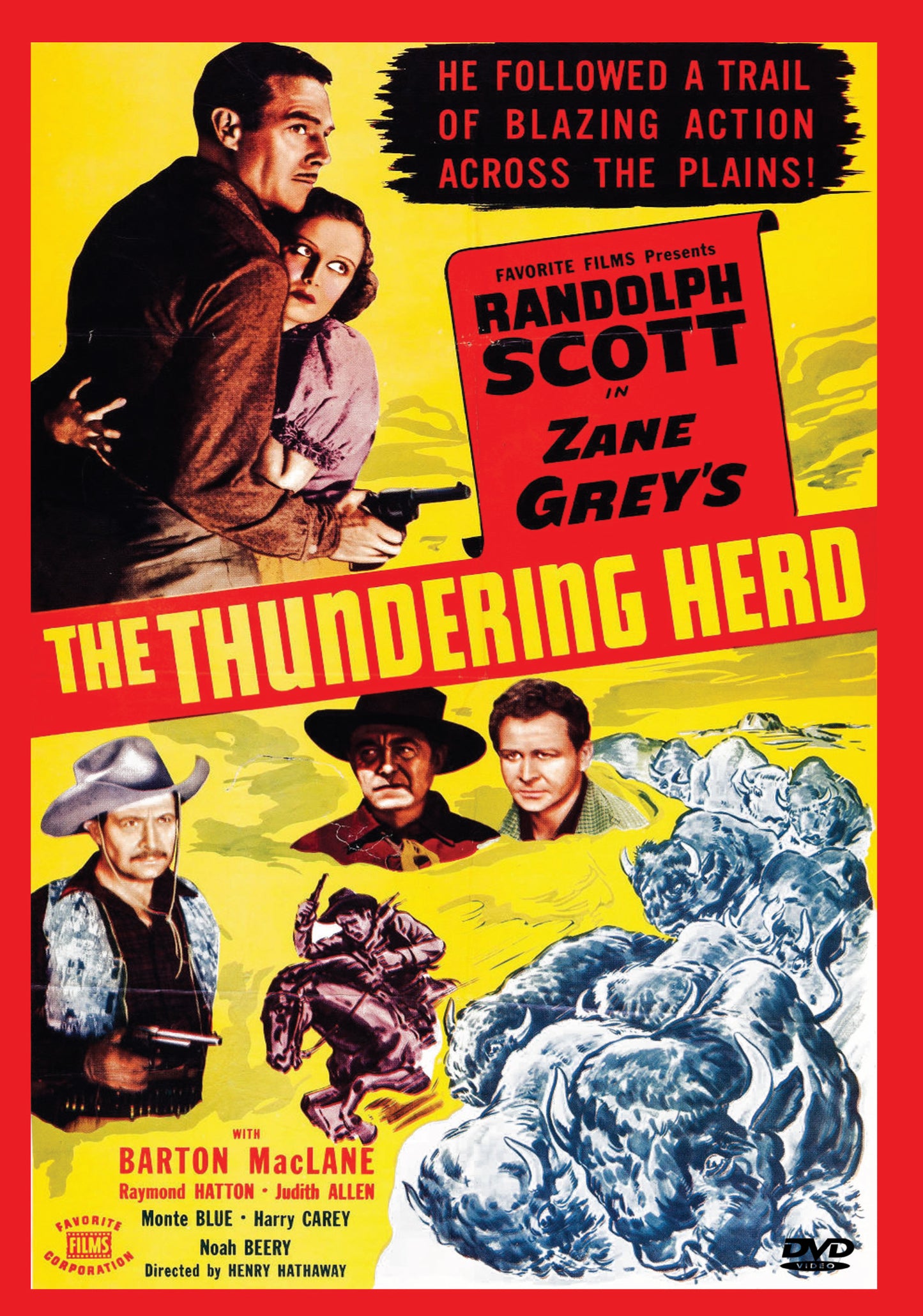 Buy Online The Thundering Herd (1933) - DVD - Randolph Scott, Judith Allen | Best Shop for Old classic and hard to find movies on DVD - Timeless Classic DVD