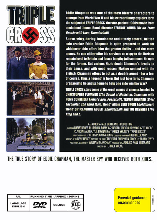 Buy Online Triple Cross (1966) - DVD - Christopher Plummer, Romy Schneider | Best Shop for Old classic and hard to find movies on DVD - Timeless Classic DVD