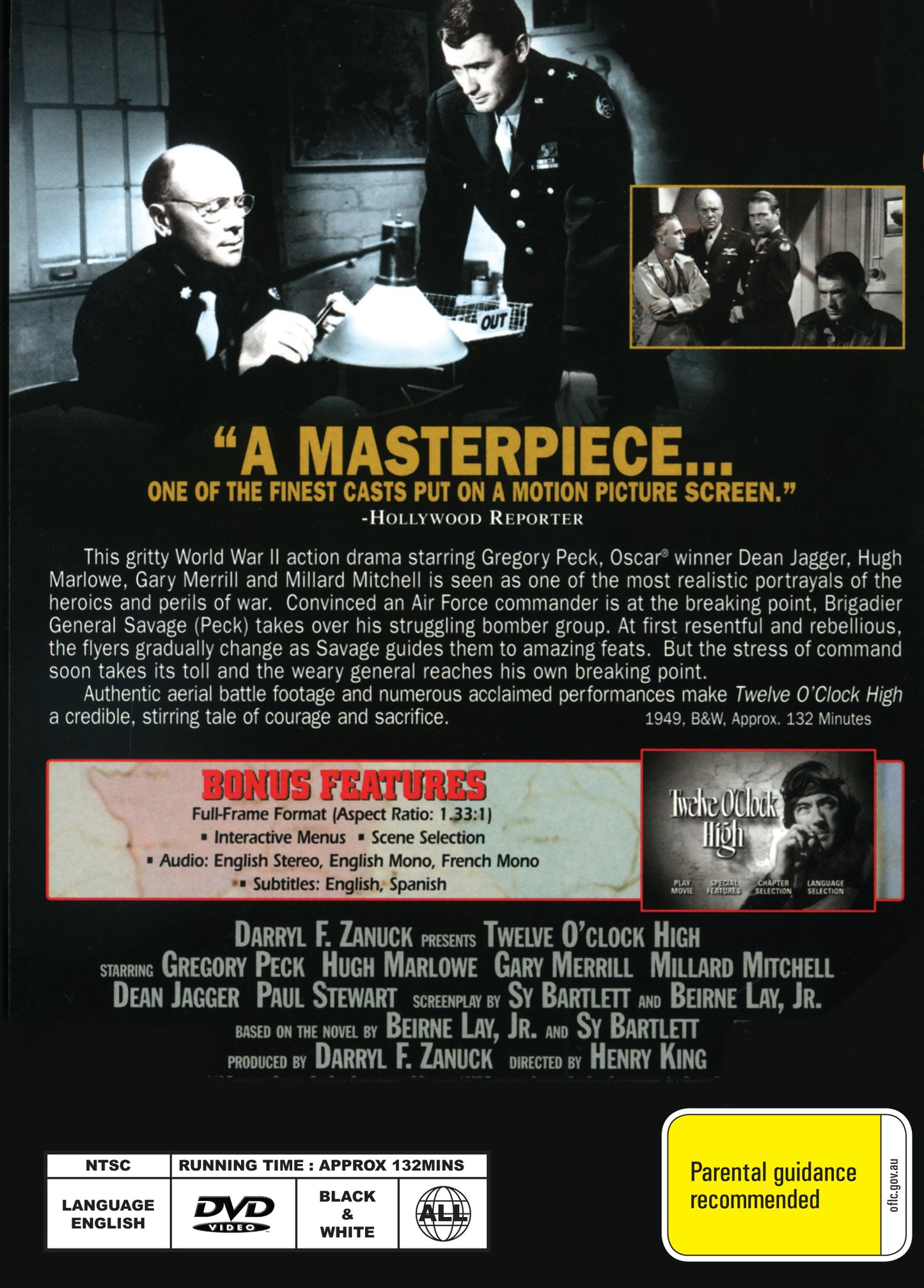 Buy Online Twelve O'Clock High - DVD - Gregory Peck, Hugh Marlowe | Best Shop for Old classic and hard to find movies on DVD - Timeless Classic DVD