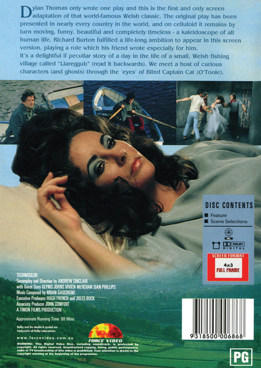 Buy Online Under Milk Wood (1971) - DVD - Richard Burton, Elizabeth Taylor | Best Shop for Old classic and hard to find movies on DVD - Timeless Classic DVD
