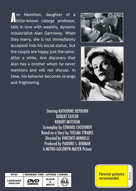 Buy Online Undercurrent (1946) - DVD Katharine Hepburn, Robert Taylor | Best Shop for Old classic and hard to find movies on DVD - Timeless Classic DVD