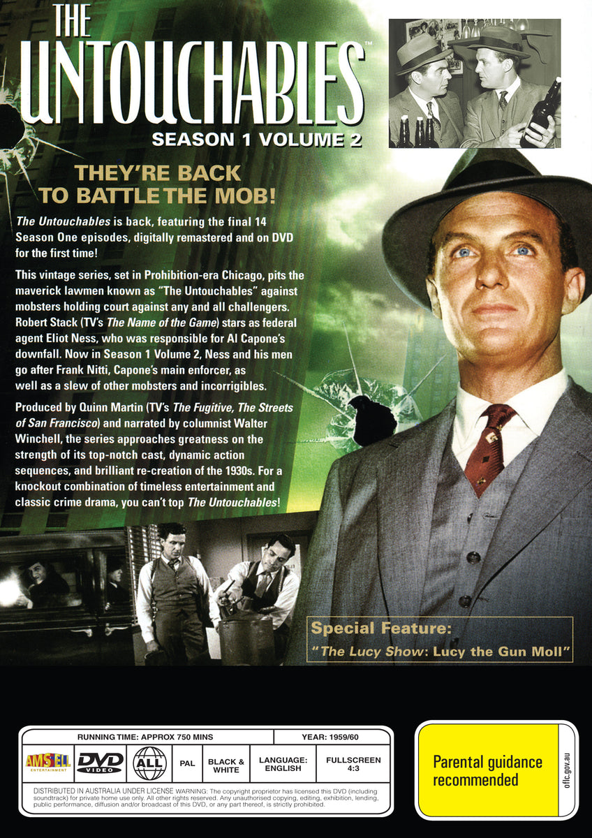 Free Shipping! The Untouchables: The Complete Series (DVD