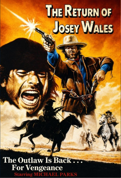DVD cover of The Return of Josey Wales drama movie featuring Michael Parks and Rafael Campos from FilmClassicsOnDVD.