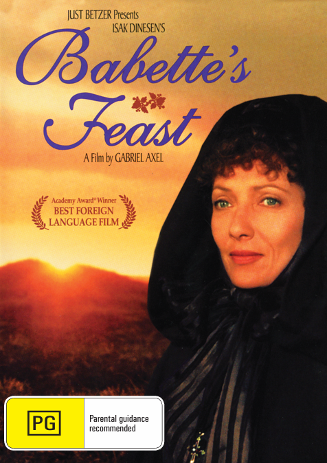 DVD cover of Babette's Feast drama film featuring Stéphane Audran and Bodil Kjer, from FilmClassicsOnDVD.