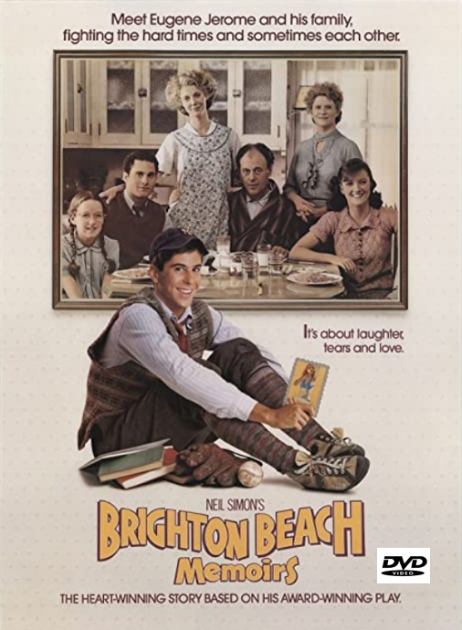 Brighton Beach Memoirs DVD featuring Blythe Danner and Jonathan Silverman, comedy movie from FilmClassicsOnDVD.