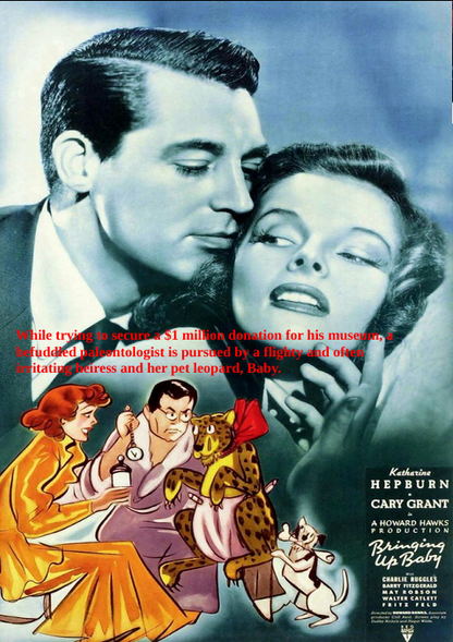 Bringing Up Baby on DVD, Comedy,  Katharine Hepburn, Cary Grant