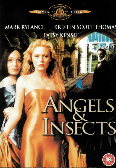 DVD cover of "Angels and Insects" drama movie featuring Mark Rylance and Kristin Scott Thomas, from FilmClassicsOnDVD.