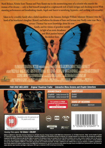 Angels and Insects on DVD, Drama, Mark Rylance, Kristin Scott Thomas