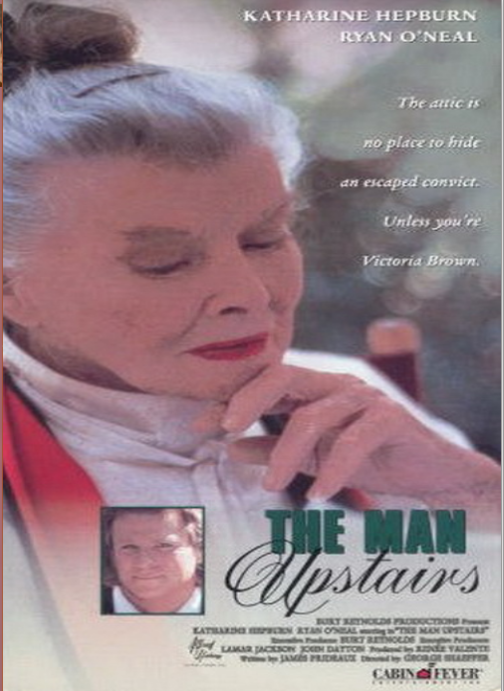 Screenshot from The Man Upstairs DVD featuring Katharine Hepburn and Ryan O'Neal, a comedy movie from FilmClassics on DVD.