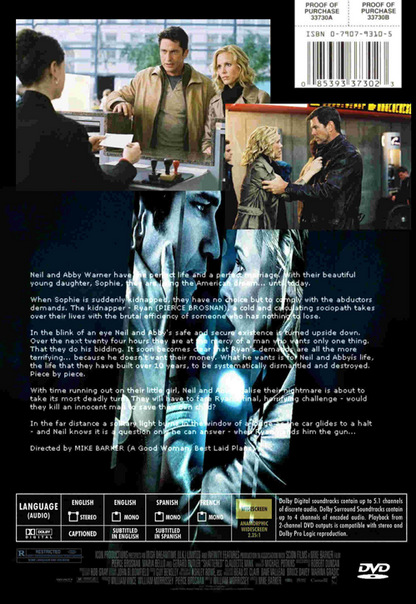 Butterfly on a Wheel on DVD, Crime, Pierce Brosnan, Maria Bello