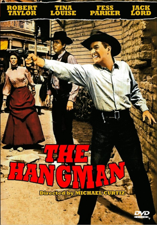 DVD cover of "The Hangman" drama featuring Robert Taylor and Tina Louise, from FilmClassicsOnDVD collection.