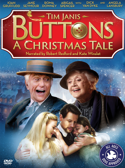 Screenshot from DVD movie "Buttons" featuring Alivia Clark and Kate Winslet, showing a dramatic scene on the FilmClassicsonDVD release.