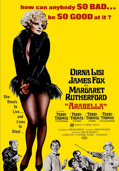 Arabella on DVD, Comedy, Virna Lisi, James Fox