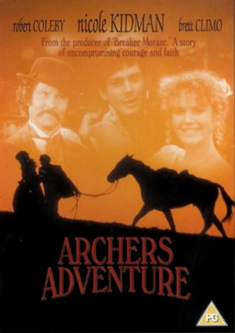 DVD cover of the Adventure movie "Archer" featuring Brett Climo and Robert Coleby, from FilmClassics on DVD.